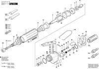 Bosch 0 607 253 104 180 WATT-SERIE Pn-Straight Grinder-Ind. Spare Parts